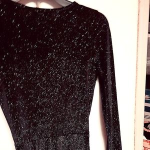 Black sparkley cocktail dress